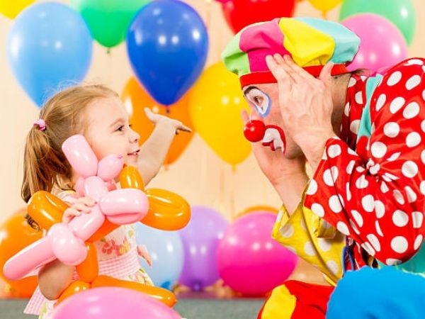 Clown Show for Birthday Party Kids
