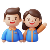 friendly staff icon