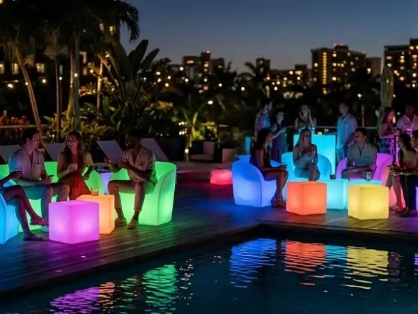 LED Furniture Rental in Dubai