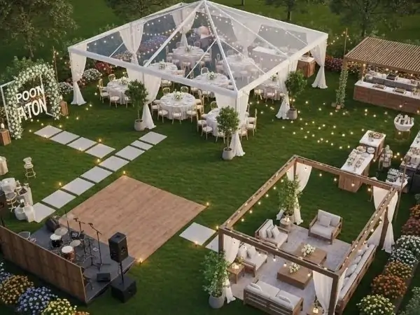 Outdoor Garden Event Furniture Rental in Dubai