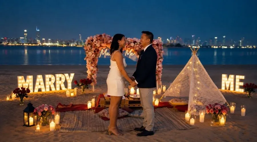 Private Beach Proposal Packages Dubai