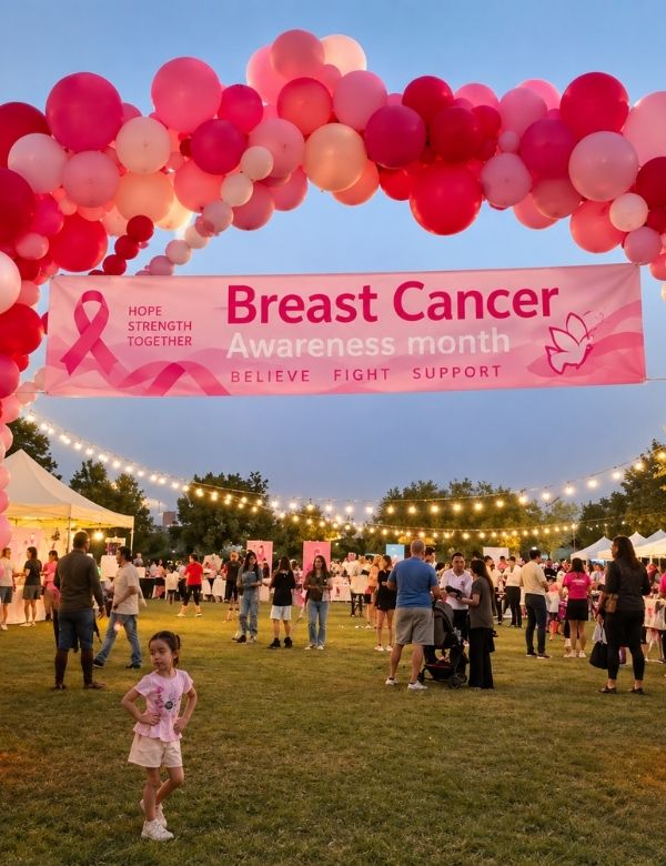 Breast cancer awareness - event management Dubai