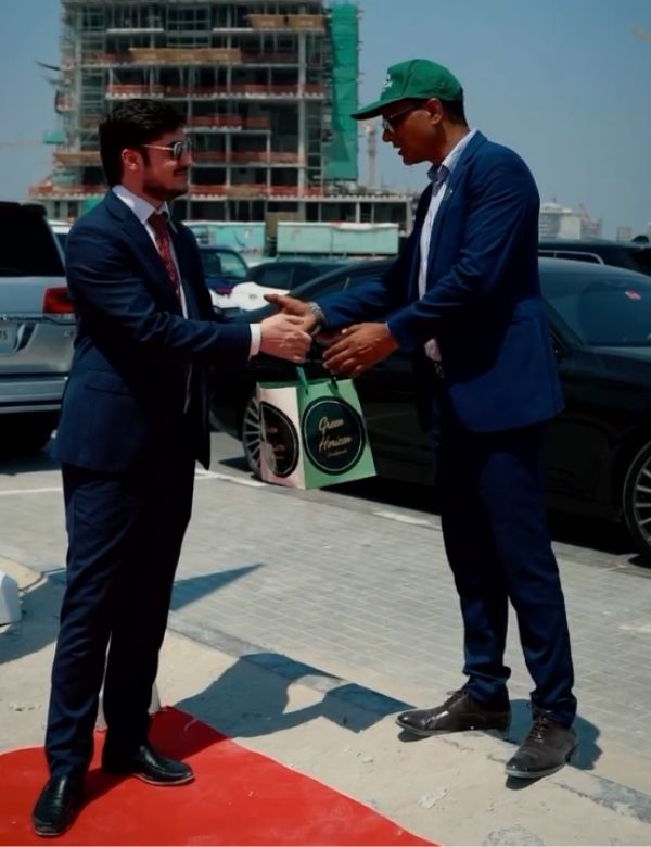 Green horizon - ground breaking ceremony in dubai uae