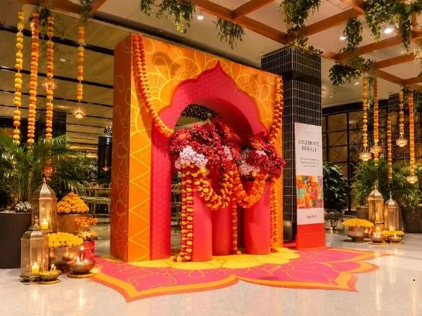 Diwali Stage & Entrance Decor Dubai
