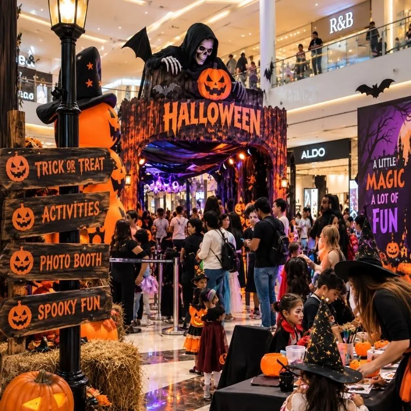 Mall & Retail Halloween Event decoration in Dubai